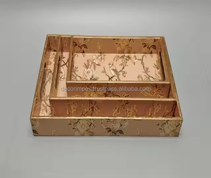 Bandeja DE SERVICIO DE MADERA MDF ecológica impresa personalizada, acabado de esmalte alto, tamaños grandes, medianos y pequeños, la colección de bandejas más popular - Product Image 3