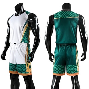 High Quality 100% Polyester Fast Drying Solid Colour Sleeveless Basketball Uniform Breathable Loose Sweat-Absorbent Sports <b>Suit</b> - Product Image 3