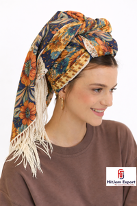 Lightweight Fashion Square Scarves Custom Digital <b>Print</b> High Quality Fabric Elegant <b>Accessories</b> for Wholesale Orders - Product Image 4