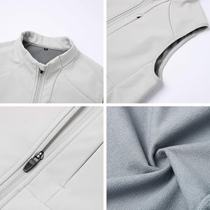 LAYENNE Wholesale Men's Practical Outwear Custom Polar Fleece Waistcoat Embroidery Logo Plus Size Vest Jacket Low Moq - Product Image 6