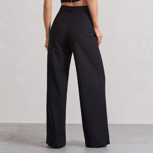 Pantalones Acampanados de Mujer 2026 de Cintura Alta, Moda Urbana, Pantalones Largos de Pierna Ancha para Otoño, Fabricante de Pantalones - Product Image 3