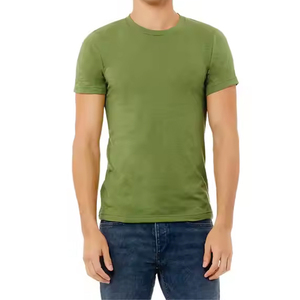 Camiseta de Cuello Redondo 100% Algodón para Hombre y Mujer, de Alta Calidad, con Logotipo Impreso en Serigrafía, Corte Holgado y Extra Grande - Product Image 1