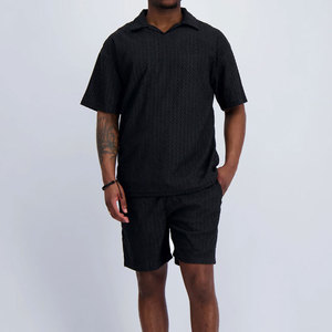 เสื้อเชิ้ตผู้ชาย LEDBURY INTERNATIONAL รุ่นซัมเมอร์ 2026 ทรงโอเวอร์ไซส์ ผ้าเทอร์รี่ โพลีเอสเตอร์/คอตตอน แห้งเร็ว สีพื้น  รับสั่งทำสีและโลโก้ - Product Image 4