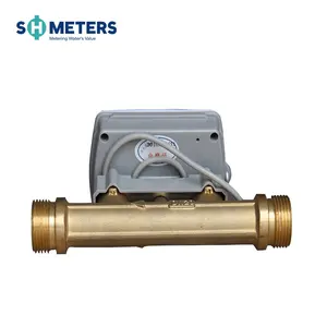 Smart Wireless Remote Reading Ultrasonic Water Flow Meter Brass M-bus LXC-DN15~DN40