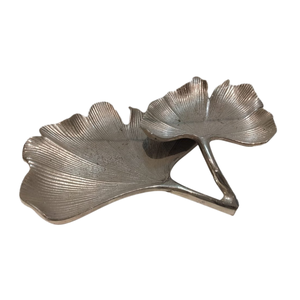 Eco-Friendly Durable Metal Leaf Shape Serving Tray for Home Hotel & Restaurants-Luxurious <b>Table</b> <b>Top</b> <b>Decor</b> - Product Image 4