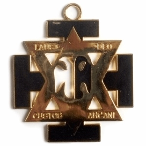 33rd Degree Scottish Rite Gold Double Headed Eagle Collar Jewel <b>Masonic</b> Ceremonial Regalia Emblem - Product Image 5