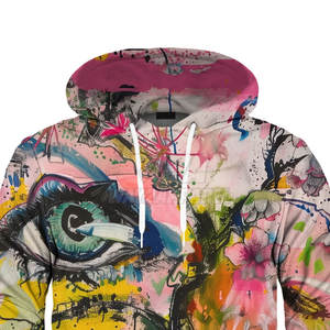 Sudaderas con capucha para hombre de diseño nuevo, color personalizado, a precio razonable, estilo urbano, hip hop, con estampado por sublimación. - Product Image 2