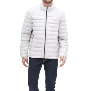 Chaqueta de Plumón con Capucha Impermeable para Hombre, Chaqueta Deportiva Cortavientos para Exteriores, Chaqueta de Plumón Cálida Personalizada para Hombre - Product Image 1