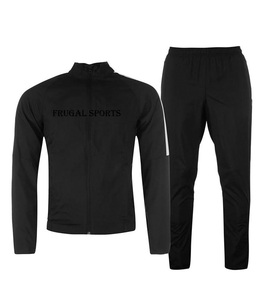 <b>Men's</b> Color Blocked Track Suit Fleece Zipper <b>Jacket</b> With Pants Sporty Autumn Wear Black Red Gray Regular Sleeve Stand Collar - Product Image 2