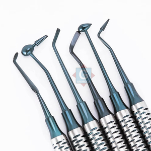 Ensemble de 6 instruments manuels en acier inoxydable pour le lifting sinusal, couleur argent, certifié CE, dentaire - Product Image 5