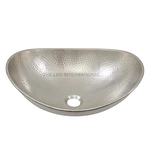 Hand Embossed Rectangular Shape Copper Sink Premium Quality Modern Style Bathroom Kitchen Accessories <b>Basins</b> - Product Image 3