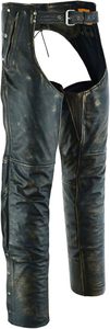 Leather <b>Chaps</b> for Men and Women Western Style Premium Heavy Buffalo Leather Women - Product Image 6