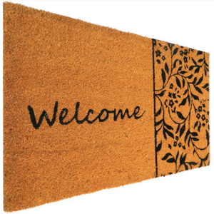 Alfombra de Bienvenida Moderna y Ecológica de PVC, Forma Rectangular, Hecha a Máquina, Antideslizante, Lavable, Duradera, para Interiores y Exteriores, de Color Sólido - Product Image 1