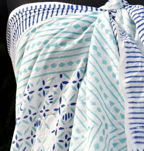 Nuevo Diseño de Sarongs Pareo de Rayón, Pintados a Mano, Hechos Originalmente en Bali por Artesanos Balineses, Traje de Baño para Mujer 202s - Product Image 5