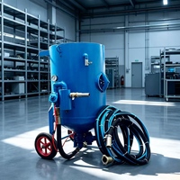 Équipement de sablage industriel portable et durable pour une utilisation et un entretien intensifs à long terme