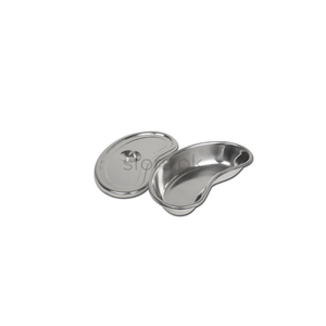 Bandeja renal de acero inoxidable con tapa, autoclavable, reutilizable, para instrumentos quirúrgicos y médicos - Product Image 1