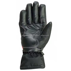 Gants d'équitation pour moto Gants de sécurité en cuir durables Protection des articulations Gants de moto imperméables Gants de moto - Product Image 3