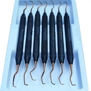 อุปกรณ์สร้างสะพานบนฟันอุปกรณ์ขูดหินปูนแบบใช้ซ้ำ1/2-13/14ซิลเวอร์พลาสม่าเคลือบสแตนเลส BBI-419ใช้ซ้ำได้สำหรับการผ่าตัด - Product Image 3