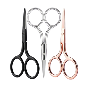 Manufacturer Factory Stainless Steel Nose Hair Trimmer Eyebrow <b>Beard</b> <b>Scissors</b> Household Small Beauty <b>Scissors</b> - Product Image 1