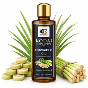 Aceite Esencial de Limoncillo de Tamil Nadu 100% Puro y Natural de Primera Calidad, Destilado al Vapor, para Aromaterapia y Cuidado Facial, Kodai Global Export - Product Image 1