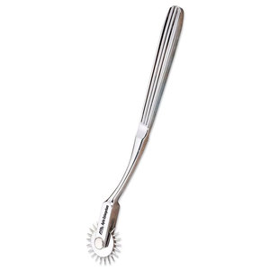 Test Nerve Sensitivity Steel Roll for Healthcare Providers 7 1/2 Inch Wartenberg Pinwheel Handle with Textured Grip - Product Image 2