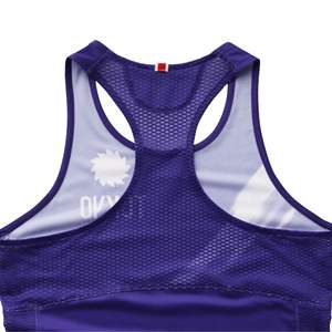 Wholesale Price Custom Design Sublimated Knitted <b>Running</b> Sleeveless Marathon Singlet Stretch Polyester Mesh Crew Neck - Product Image 4