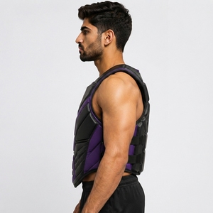 Protector de pecho de alta calidad, equipo de protección deportiva, construcción ligera y duradera, ajuste seguro y cómodo para boxeo y artes marciales - Product Image 3