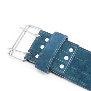 เข็มขัดยกน้ำหนักหนังวัวแท้ ปรับได้ สำหรับผู้ชายและผู้หญิง  รองรับเอวสำหรับการฝึกครอสฟิต นักกีฬา และเพาเวอร์ลิฟติ้ง - Product Image 3