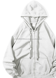 Sudaderas con Capucha y Cremallera para Hombre, Otoño Invierno, Logotipo Personalizado, Cálidas, Gruesas, de Algodón, Muestra Gratuita, Venta al por Mayor de Fábrica, Diseño Forrado, Tejido de Punto, Color Sólido - Product Image 5