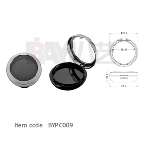 Pots en plastique – Vente en gros, logo personnalisé, ronds, compacts, pour fond de teint, blush, bronzer, contour, poudre, baume de maquillage, contenants vides - Product Image 1