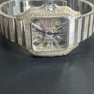 Reloj Clásico Personalizado para Hombre con Diamantes Cultivados en Laboratorio, Estilo Hip Hop, Joyería de Diamantes, Mejor Calidad, Precio al por Mayor - Product Image 4