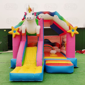 Toboggan aquatique <span class=keywords><strong>gonflable</strong></span> commercial combiné avec château <span class=keywords><strong>gonflable</strong></span> <span class=keywords><strong>licorne</strong></span>, trampoline, château <span class=keywords><strong>gonflable</strong></span>, maison de rebond - Product Image 3