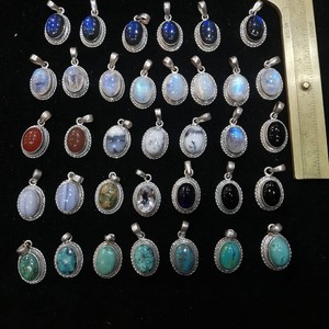 Pendentifs breloques ethniques légers en forme de cœur en corail plaqué argent pour fêtes - Product Image 2