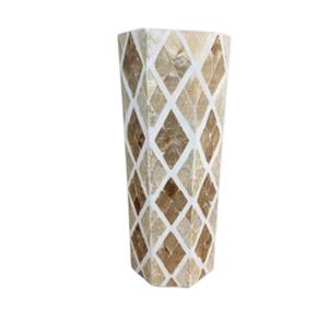 Vase de table élégant en perles artisanales - Product Image 5
