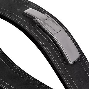 Cinturón de Levantamiento de Pesas de Cuero Ajustable de Alta Resistencia con Palanca Suave Personalizado OEM - Product Image 2