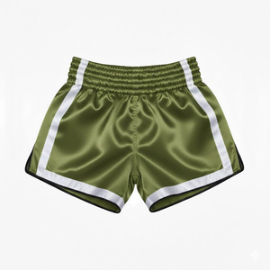 2026 Trendy Thai Boxing Shorts Muay Thai & MMA Training Front Logo For Martial Arts & Sports Training Shorts - Product Image 3