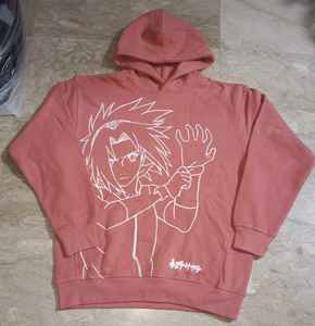 Sweat à capuche pour homme avec impression sur le devant, 80% coton, 20% polaire - Product Image 1