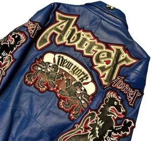 Veste varsity en peau de mouton véritable de haute qualité, style décontracté d'hiver, rouge et noir, col rond, fermeture éclair, cuir imperméable - Product Image 5