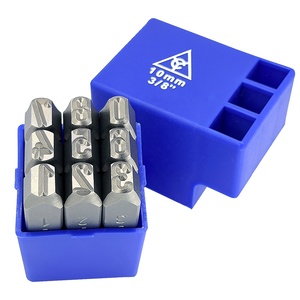 10mm German Number <b>Punch</b> <b>Set</b> 0-9 9pcs DIN 1451 Cr-V 6150 HRC 58-62 Hardened Steel Full <b>Set</b> OEM/ODM Taiwan - Product Image 1