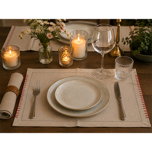 Premium Linen <b>Table</b> Mat | Luxury Dining <b>Placemat</b> <b>for</b> Modern Home Decor - Product Image 5