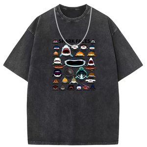 Wholesale Heavyweight Oversized Acid Washed T-<b>shirts</b> High Quality <b>Y2K</b> Men's Clothing Streetwear Cotton Graphic T-<b>shirts</b> for Men - Product Image 5