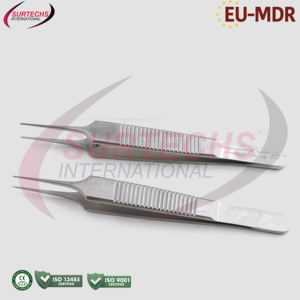 Surtechs Castroviejo Pince à ligature manuelle en acier inoxydable pour chirurgie mineure, instrument chirurgical dentaire et ophtalmique, certifiée CE Classe II - Product Image 3