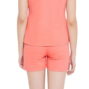 Conjunto de 2 Piezas para Mujer, Camiseta de Manga Corta con Estampado de Búho de Dibujos Animados, Cuello Redondo, Corte Regular, Pantalones Cortos, Estilo Casual, Transpirable, para Primavera/Verano - Product Image 6