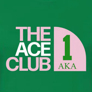 AKA เดอะเอซคลับ 1 เสื้อยืดสีเขียวพรีเมี่ยมคอตตอนคอกลมแขนสั้นนุ่มระบายอากาศได้ดีเสื้อยืดลำลองผู้หญิง - Product Image 2