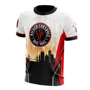 Maillot de football personnalisable noir pour équipe, design France, imprimé par transfert thermique, court, respirant, 100 % polyester, vente en gros - Product Image 3