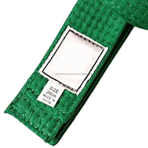 Calidad Premium logotipo personalizado algodón Bjj artes marciales cinturones ligero Taekwondo Karate cinturón de alta calidad - Product Image 2