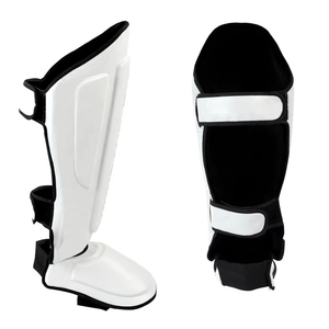 Protège-tibias tendance personnalisables avec logo, fabrication OEM, pour Taekwondo, Kickboxing, Karaté, Muay Thai – Vente en gros, protège-tibias d'entraînement de sécurité - Product Image 4
