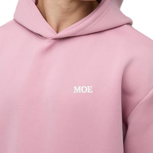 Sudadera con Capucha Extra Grande para Hombre, de Algodón y Felpa, Color Sólido, Estilo Urbano, para Venta al Por Mayor, OEM, Marca Privada - Product Image 3