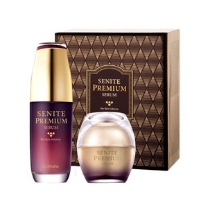 Ensemble de soins du visage anti-âge coréen premium 2 pièces avec acide hyaluronique et peptides pour tous types de peaux - Sérum K-Beauty - Product Image 1