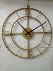 Antique Style Mosaic Glass Hanging Iron Wall <b>Clock</b> Single Face Modern Design with High Quality Metal Needle Display - Product Image 5